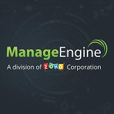 ManageEngine a division of Zoho Corp logo