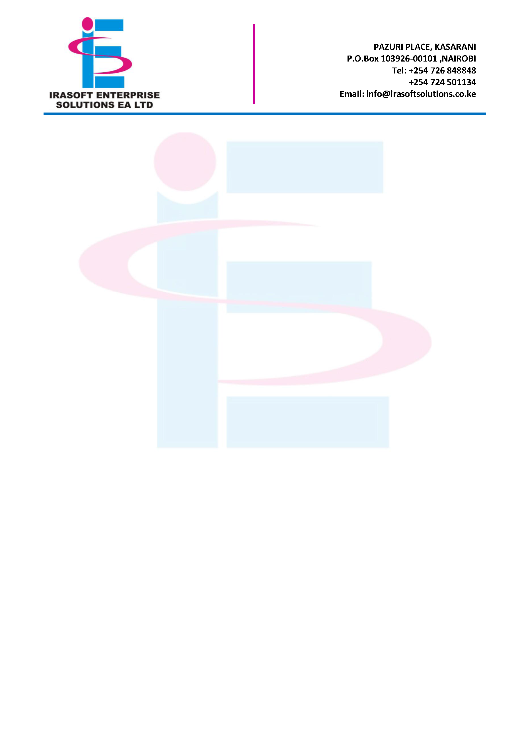 irasoft enterprise solutions ea limited