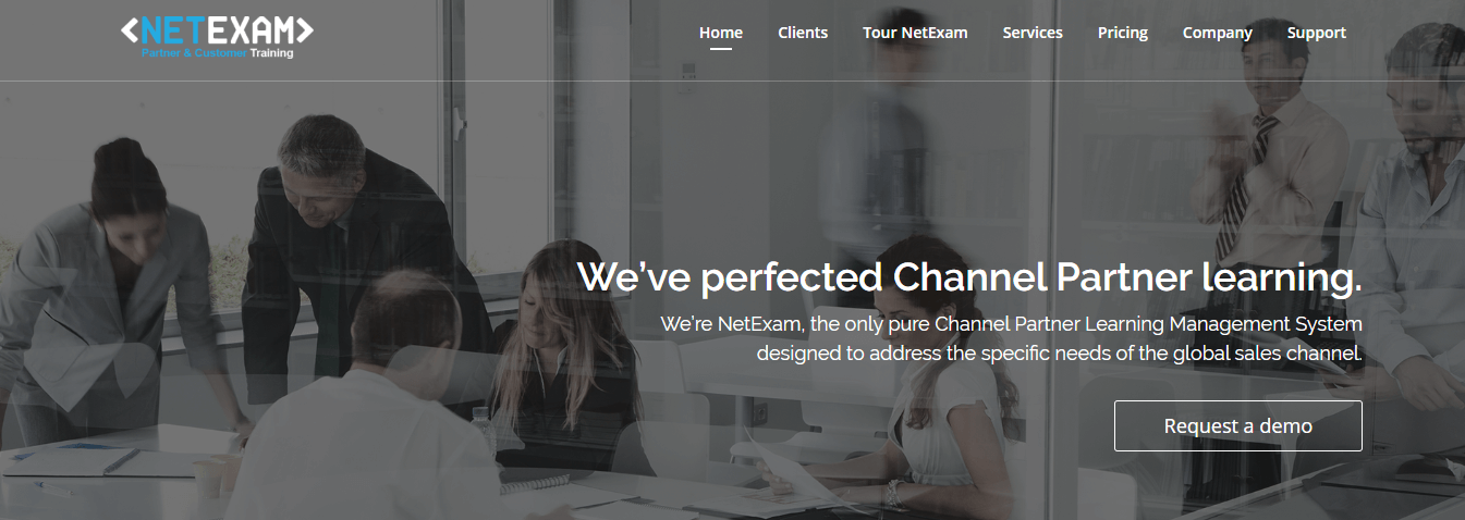 NetExam homepage