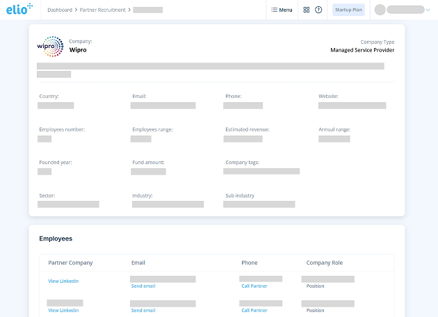 Identify Partners with Elioplus